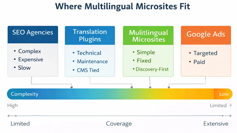 Where Multilingual Microsites Fit